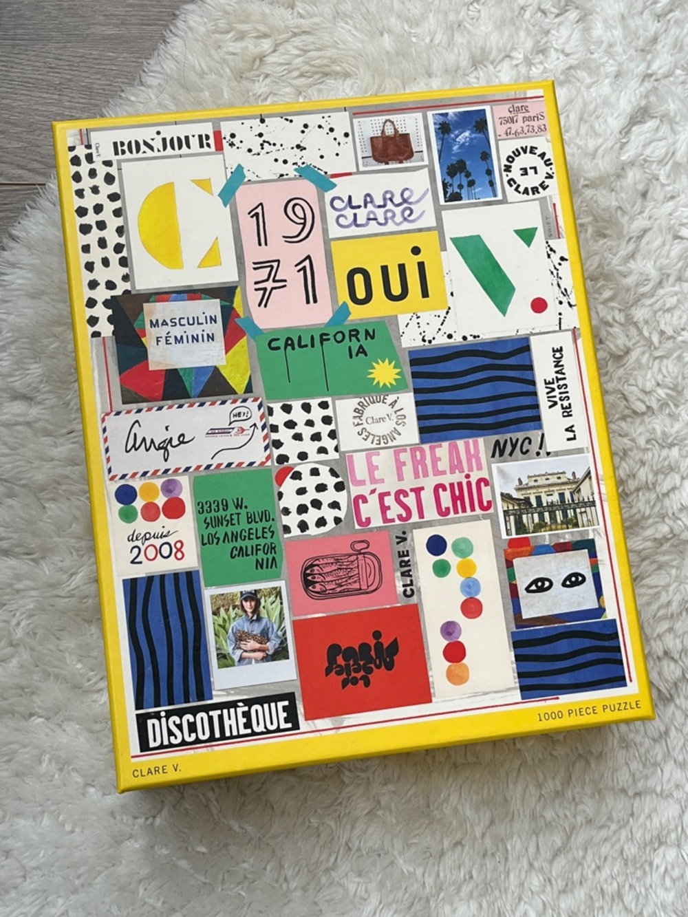Clare V 1000 Piece Puzzle – Designer Pattern Print